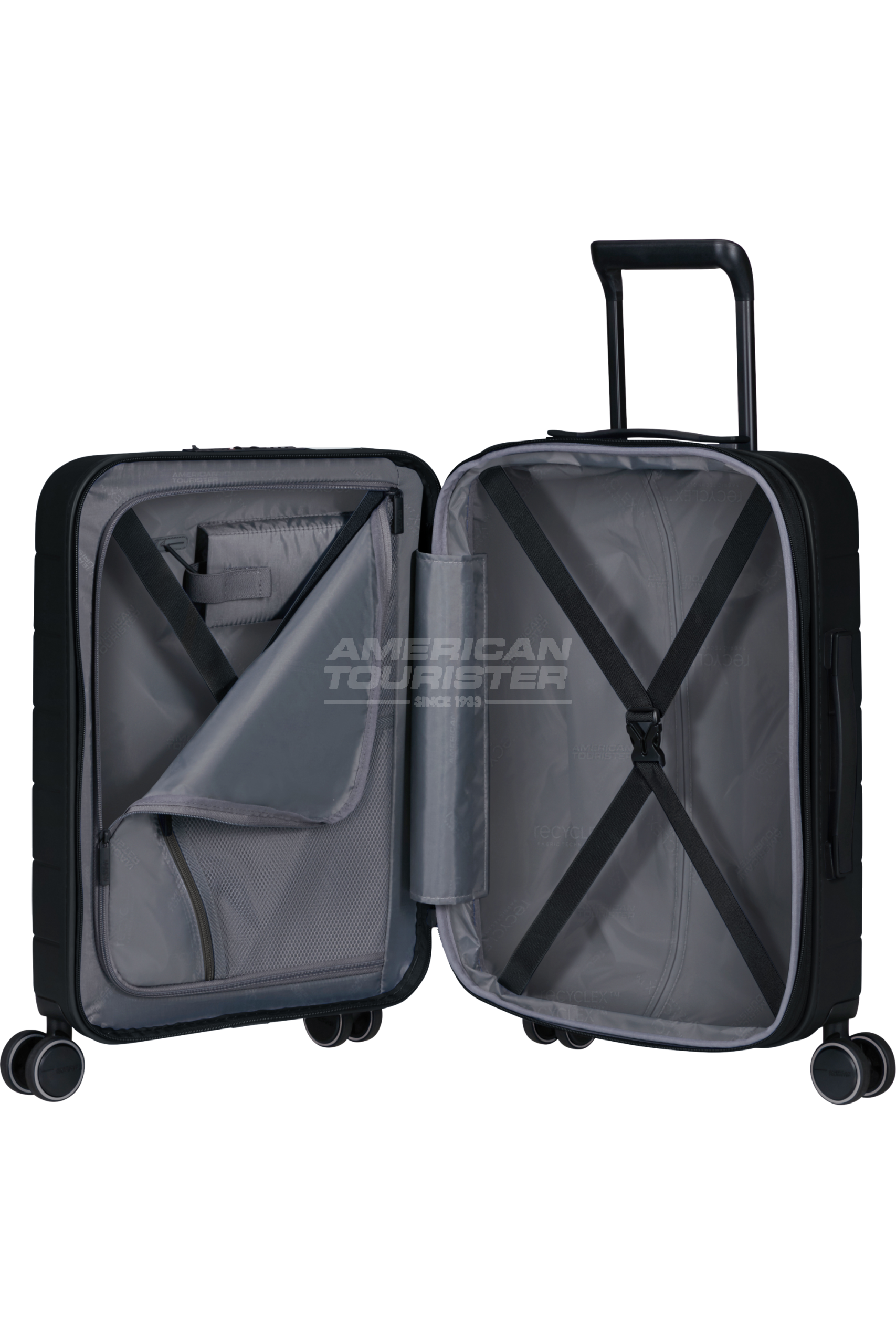 American Tourister Novastream Dark Slate Suitcase - Image 2