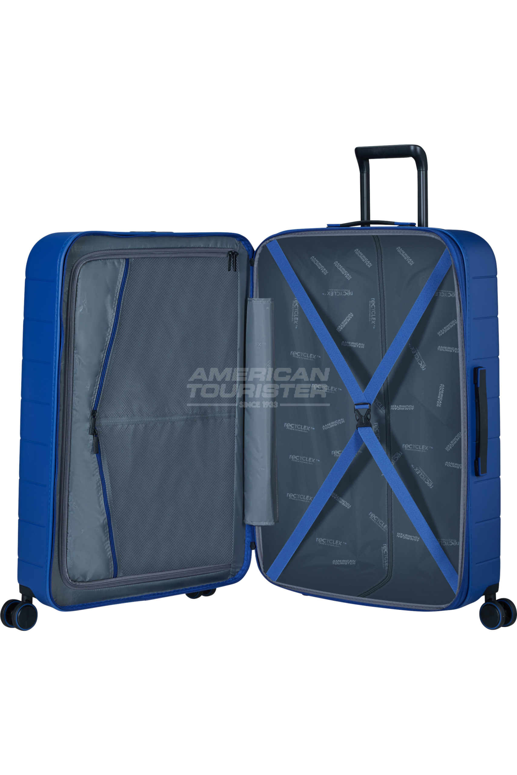 American Tourister Novastream Navy Blue Suitcase - Image 3