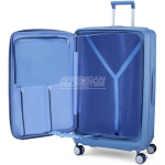 American Tourister Trento Elemental Blue Suitcase - Image 4