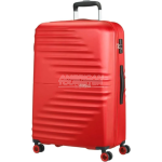 American Tourister Twist Waves Vivid Red Suitcase