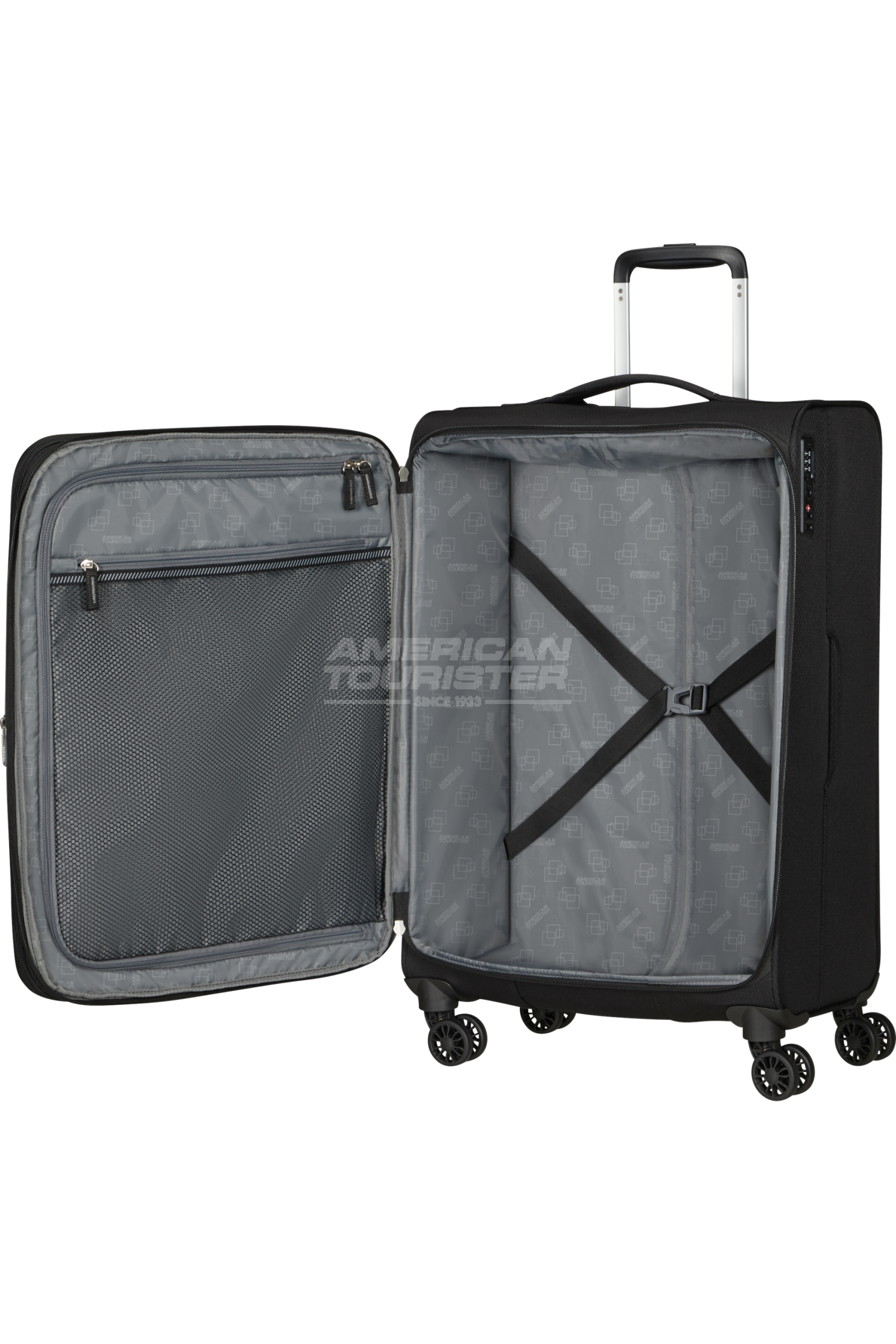 American Tourister Aerospin Black Suitcase - Image 6