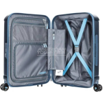 American Tourister Technum Metallic Blue Suitcase - Image 5